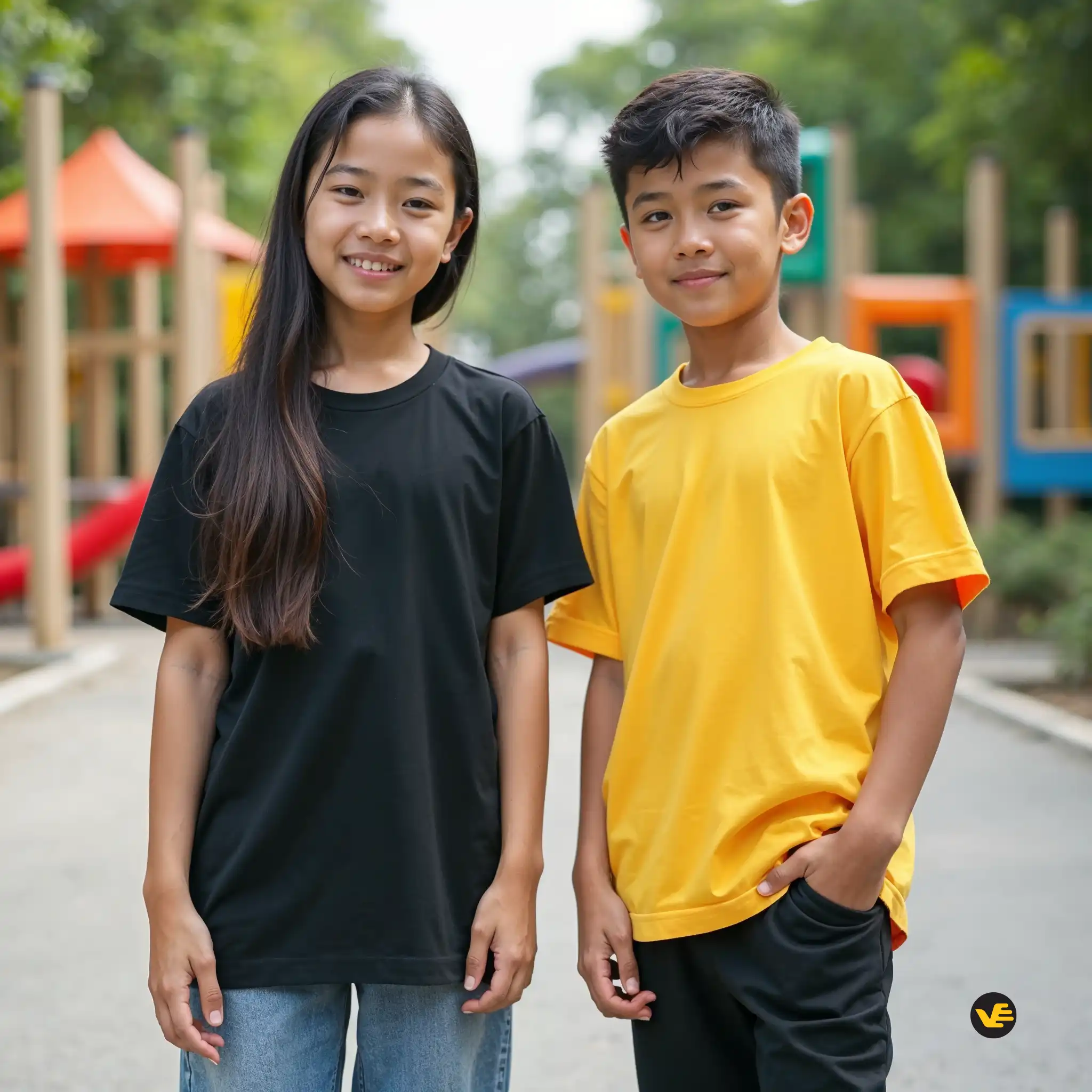 Kaos Anak Lengan Pendek Katun Combed 30s